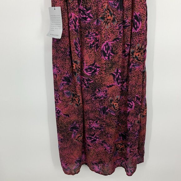 DR2 Daniel Rainn Dress Floral Print V Neck Tie Waist NWT - Picture 8 of 8